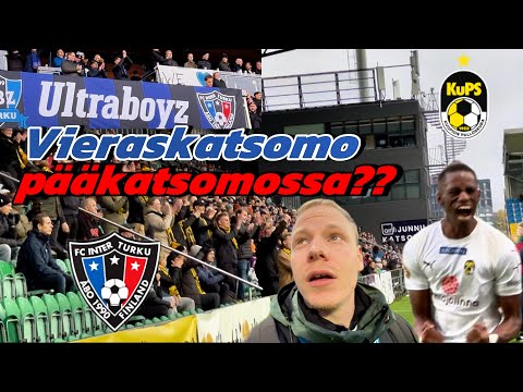 Vieraskatsomo MISSÄ??🤯 INTER vs KuPS - Matsivlogi