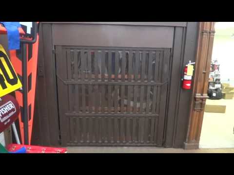 Antique manually controlled Warner freight elevator  Knoxville TN