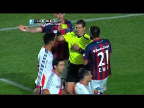 ¿Penal a Teo?. San Lorenzo - River. Fecha 5 Torneo Primera División 2014. Fútbol Para Todos.