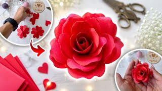 🌹You Won’t Believe This Rose Is Made from Paper! 🌹