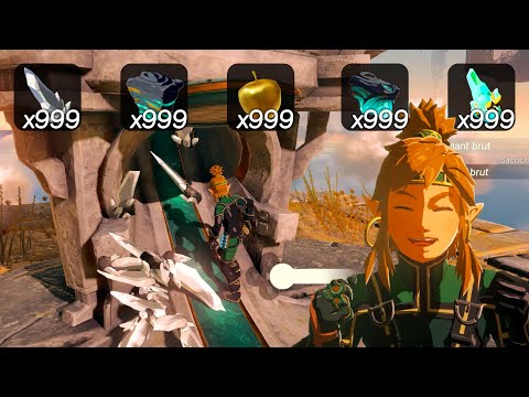 Dupliquer quasiment tous les objets (Mid Air Throw Duplication + Dispenser Storage) | Zelda: TotK