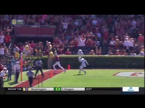 2014 USC vs Furman - Shaq Roland 14 Yd Touchdown Reception
