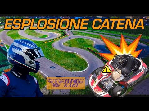 EXPLOSIVE FAST LAP at Big Kart Rozzano ..THEN the Rotax 125cc BLOWS UP