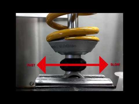 Ohlins shock absorber rebound clicker adjuster function Öhlins