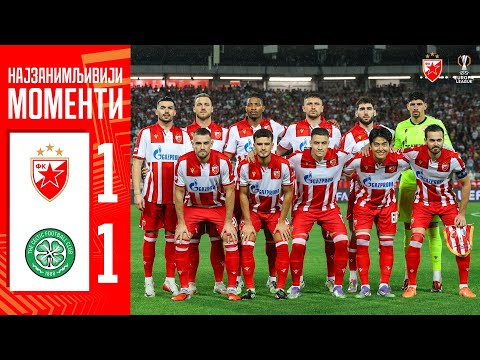 Црвена звезда - Селтик 1:1, најбољи моменти