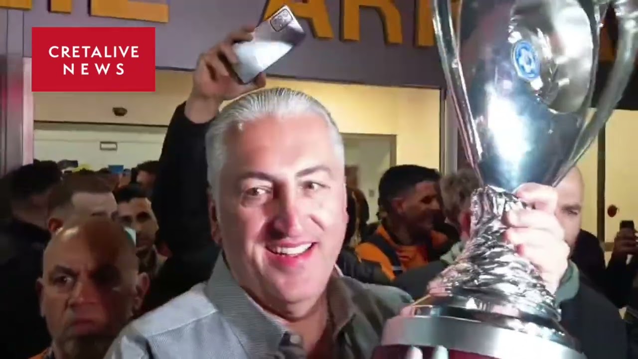 Αποθέωση: Έφτασε στην Κρήτη ο θριαμβευτής ΟΦΗ!