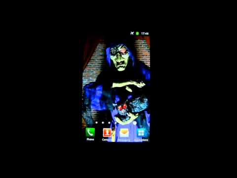 Halloween Witch LiveWallpaper2 Video
