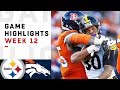 Steelers vs. Broncos Week 12 Highlights | NFL 2018
