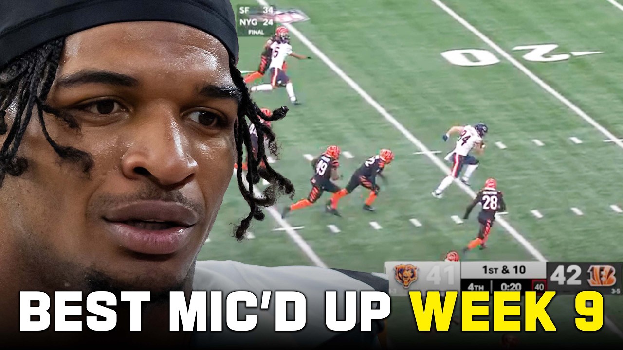 NFL Week 9 Mic'd Up! "He's a little bowling ball" | Game Day All Access