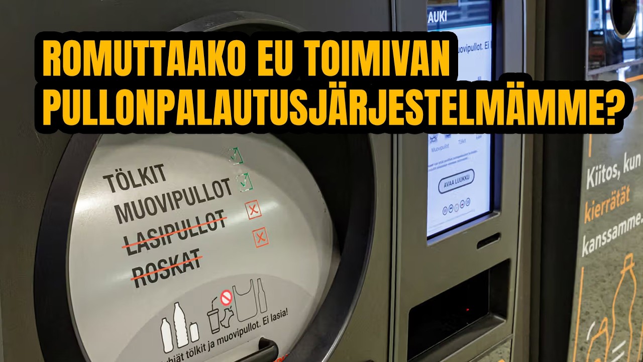EU: pakkausasetus ja pullonpalautusjärjestelmä