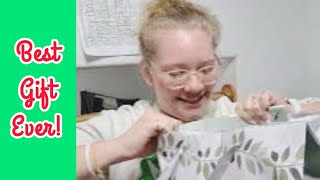 Finally Not Contagious and Well Enough to Enjoy Some Holiday Cheer Unboxing Family Christmas Present
