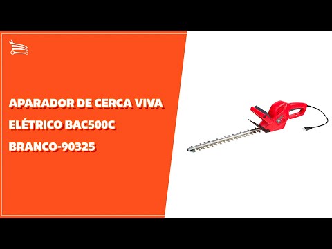Aparador de Cerca Viva BAC500C Elétrico 550W  - Video