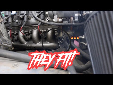 Test Fitting HOOKER BLACKHEART LS TURBO EXHAUST MANIFOLDS!!1 and the C10 Weights 4,XXX lbs!!!