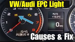 Audi and Volkswagen EPC light on? Here’s Why & how to Fix it(Audi epc light vw)