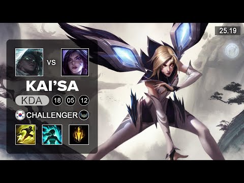 KaiSa vs Senna ADC - KR Challenger - Patch 25.19 Season 15