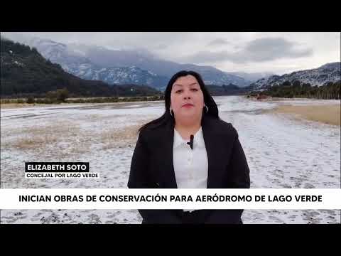 Inician obras de conservación en aeródromo de Lago Verde