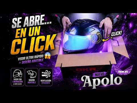 CASCO BKR APOLO GRIS METALICO MICA ROJA REPUESTO TRANSPARENTE ABATIBLE SVS ROJA