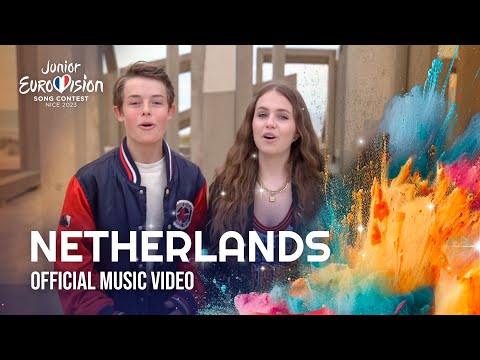 Sep & Jasmijn - Holding On To You | 🇳🇱 Netherlands | Official Music Video | Junior Eurovision 2023