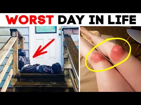 55 AWKWARD MOMENTS! WORST DAY IN LIFE