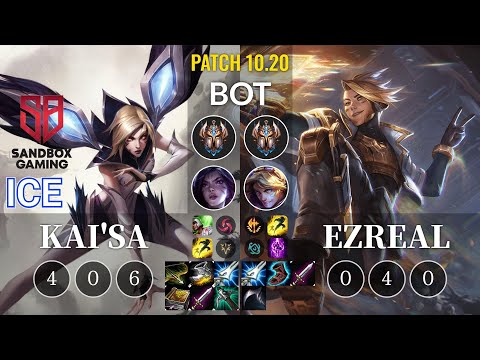 SB Ice Kai'Sa vs Ezreal Bot - KR Patch 10.20