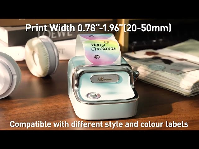 طابعة ملصقات حرارية لا سلكية من Phomemo اصدار M150...