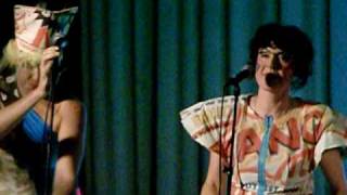 Chicks On Speed live@Queertopiafestivalen i Norberg 2010, Wordy rappinghood