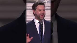 'Let's go blue' chants break out during JD Vance's RNC speech amid Michigan, Ohio State rivalry