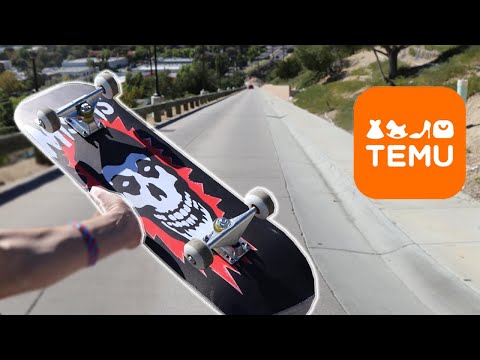 Temu Skateboard Hillbomb!?