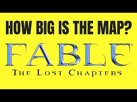 HOW BIG IS THE MAP in Fable: The Lost Chapters? Walk Across the Map