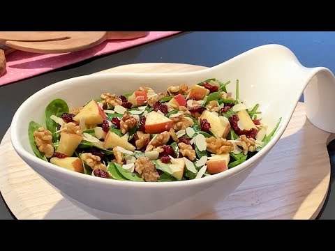 My Favorite Spinach Salad & Dressing Recipe