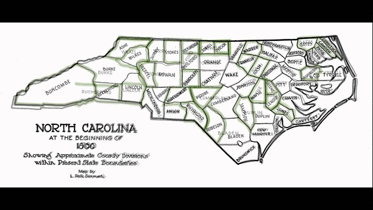 Watch the Formation of North Carolina's Counties