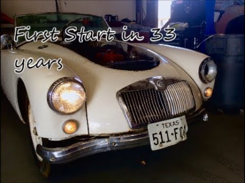 1957 MGa first start in 33 years
