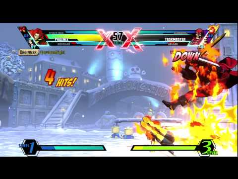 Ultimate Marvel vs Capcom 3 (PS3) -- Non-Ranked Matches 132- My Regular Phoenix is Deadly
