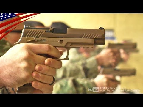 US Military's New 9mm Handgun M17 & M18 (SIG SAUER P320)