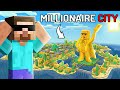I Found a Secret Millionaire Villager City in Minecraft!