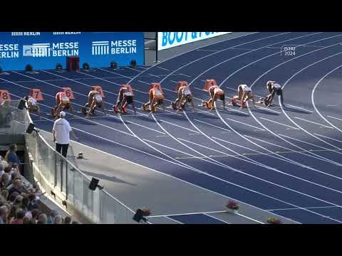 Gina Lückenkemper 100 m 10.93 ISTAF Berlin 2024 – Deutscher Nicht-Doping-Rekord, siehe Begleittext