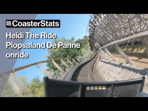 Heidi the Ride onride - Plopsaland De Panne [4K 60FPS]