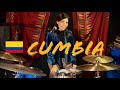 CÓMO TOCAR CUMBIA EN LA BATERÍA Cumbia Tradicional Colombiana Aplicada A La Batería Karina Colis