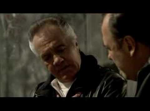 Sopranos-Paulies last ever scene?