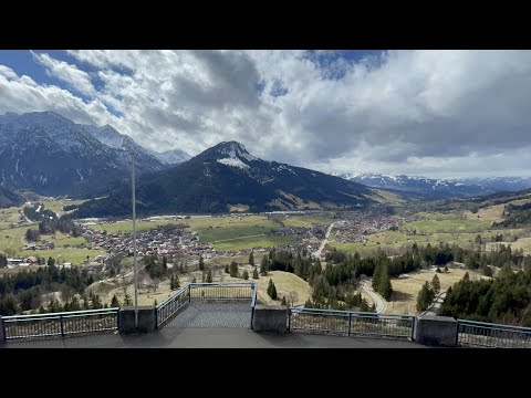 Oberjoch bei stürmischen Wind (12. März 2021)