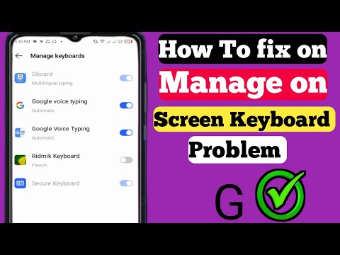 How to fix on screen keyboard problem 2024 | manage on screen keyboard problem solved (2025)❤️❤️❤️