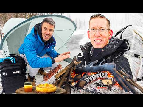 Kint aludtam -10 FOKBAN az ERDŐ KÖZEPÉN!