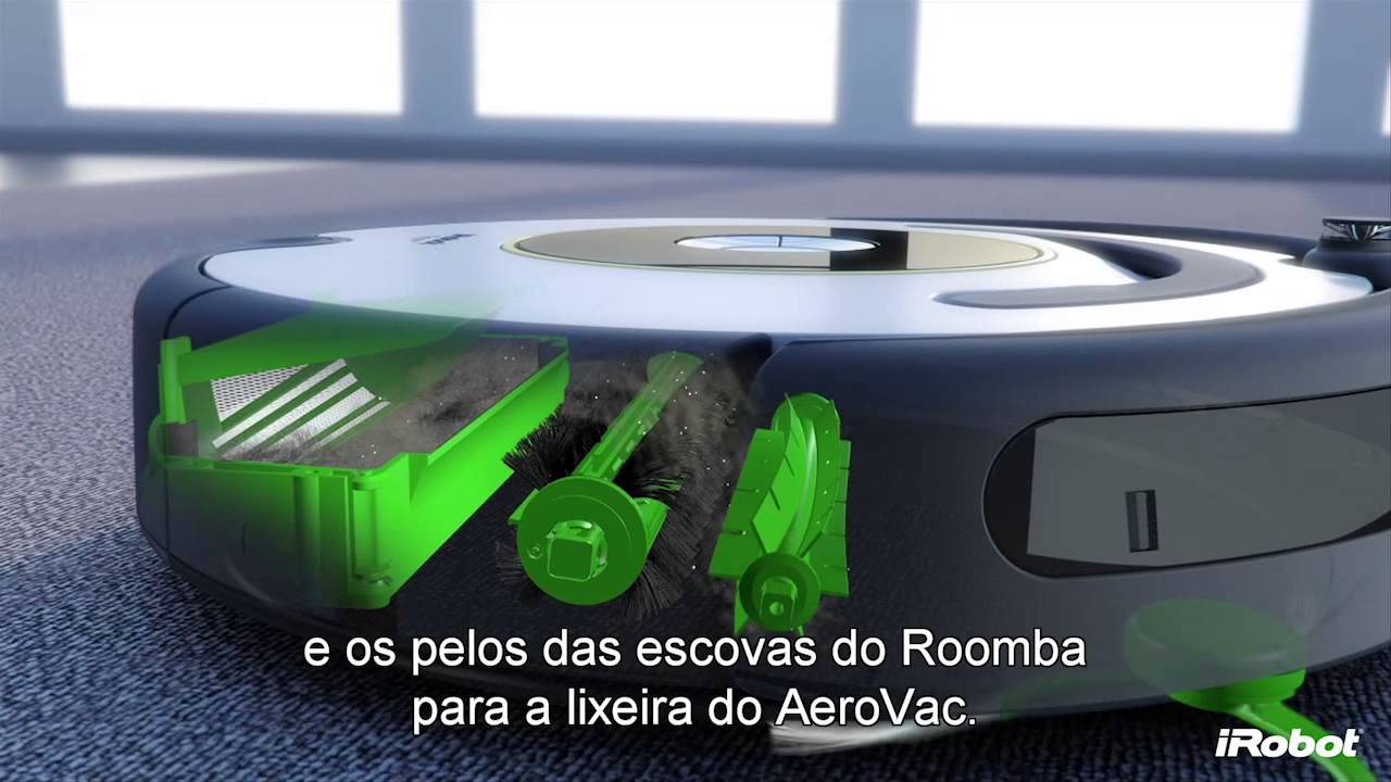 Робот-пилосос iRobot Roomba 605 (Black/White) R60504 video preview