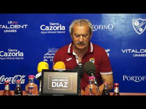 Rueda de prensa de David Vidal (Linares Deportivo - Lorca CF)