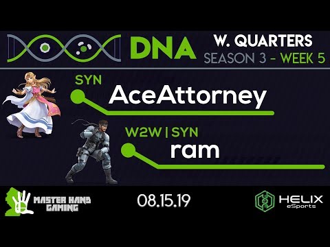 DNA S3:W5 - W2W | SYN | ram (Ridley, Snake) vs. SYN | AceAttorney (Zelda) - W Quarterfinals