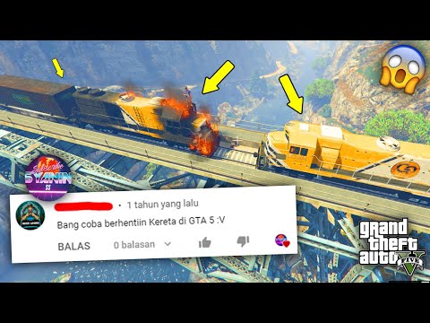 TERBUKTI 100% Berhentikan Kereta Di GTA 5 NO HOAX - Rahasia Misteri Cara Paling Top Berhentiin !!
