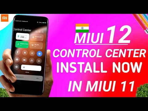 INSTALL MIUI 12 CONTROL CENTER IN MIUI 11 | MIUI 12 CONTROL CENTER INSTALL NOW ON LOCK SCREEN