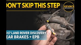 2017–2020 Land Rover Discovery Rear Brake Replacement DIY (EPB Mode)