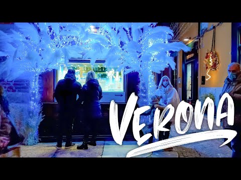 FABULOUS NIGHT VERONA. Italy - 4k Walking Tour around the City - Travel Guide. trends, moda #Italy