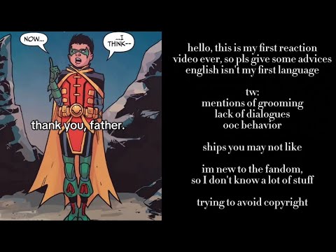 [2x] batboys react to damian wayne (5th robin) — part 1